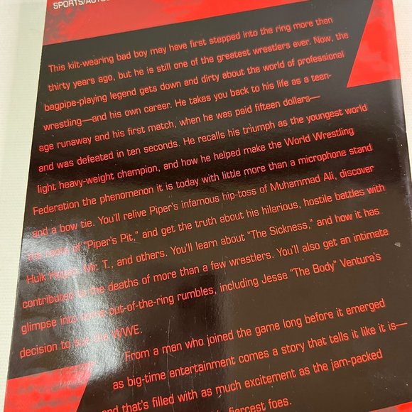 In the Pit with Piper Rowdy Roddy Piper Biography Paperback Book New - Picture 2 of 12